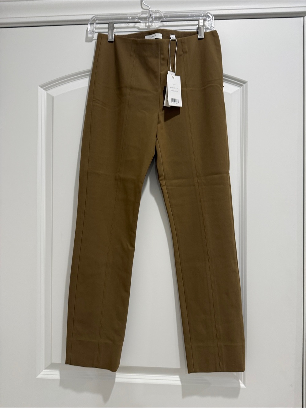 Women Straight-Leg Dress Pants in Brown